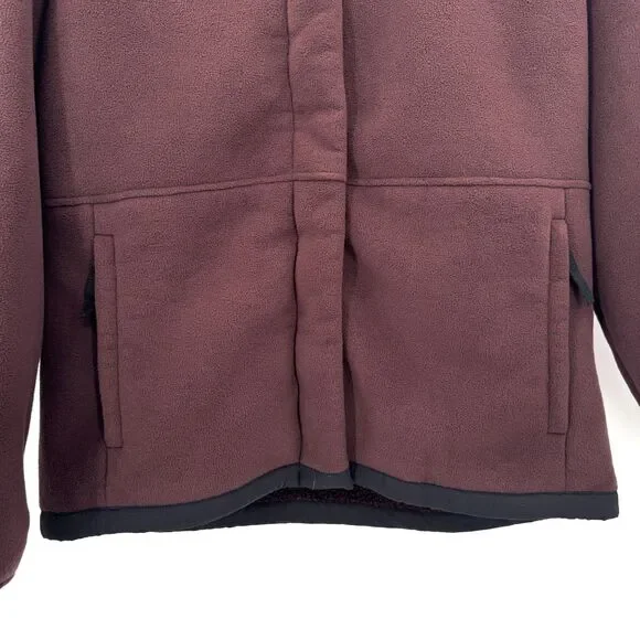 OUTDOOR RESEARCH Brown Juneau Fleece Hoodie Sweater Coat Size L Large